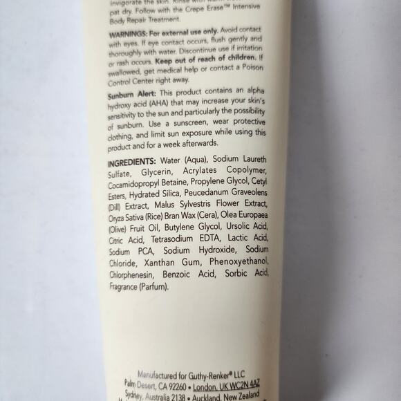 New Crepe Erase Exfoliating Body Polish Trufirm Complex 8 fl oz / 236 ml - Picture 6 of 7